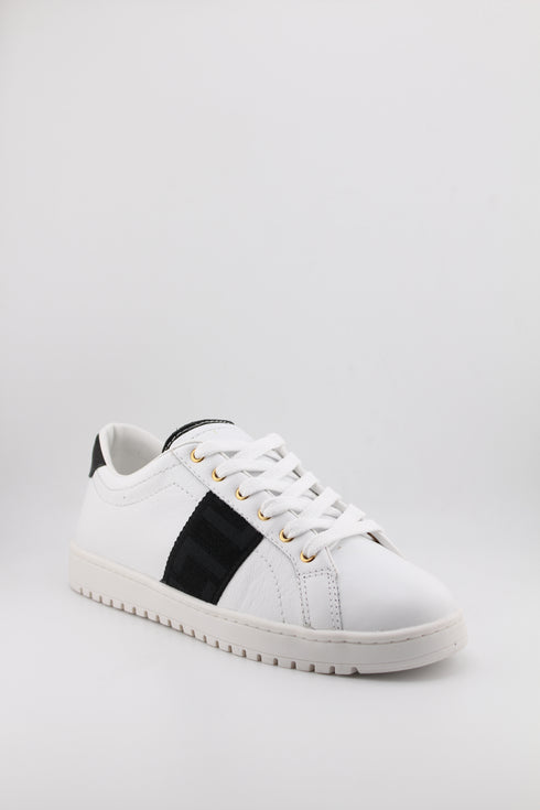 Luz da lua Luxe Monogram Embellished Low-Top Sneakers